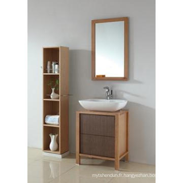 Salle de bains Cabinet Nouvelle Mode Embossment Cabinet Design Salle De Bains Vanité Salle De Bains Meubles Salle De Bains Miroir Cabinet (V-14168A)